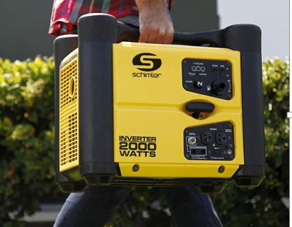 גנרטור נייד. אילוסטרציה