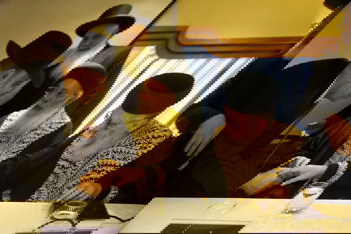 השר דוד אזולאי מקבל את ברכת הראשונים לציון, אמש