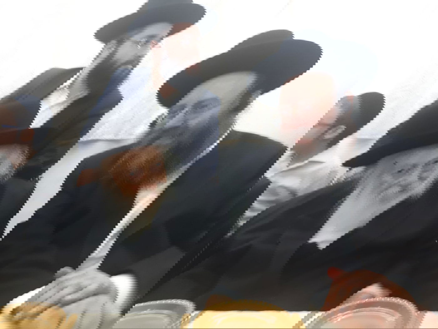 תמונות: הגר"ח קנייבסקי באירוסין של נכדו