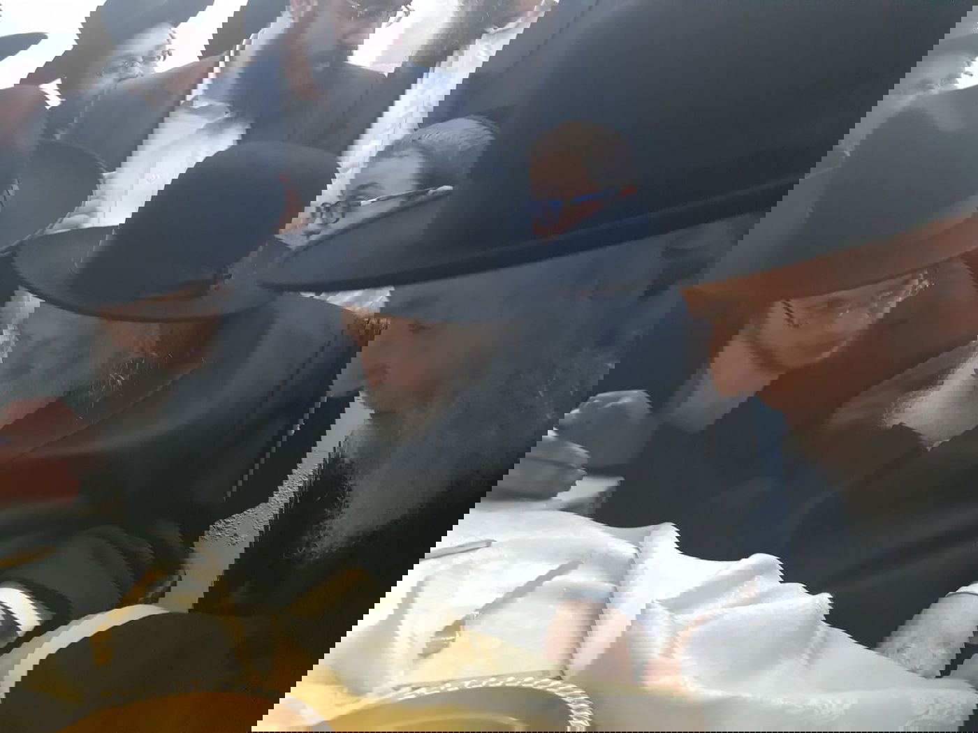 תמונות: הגר"ח קנייבסקי באירוסין של נכדו