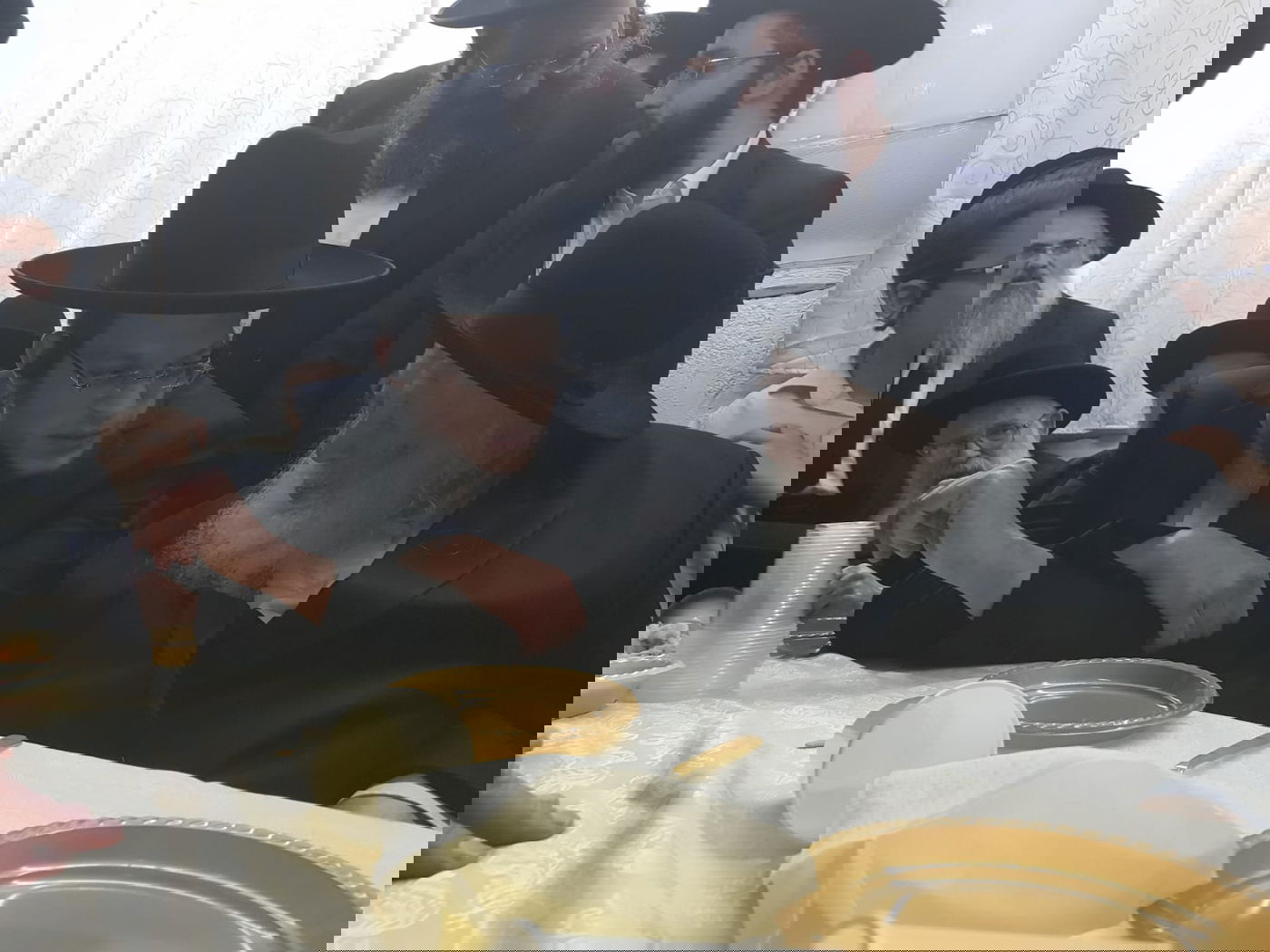 תמונות: הגר"ח קנייבסקי באירוסין של נכדו