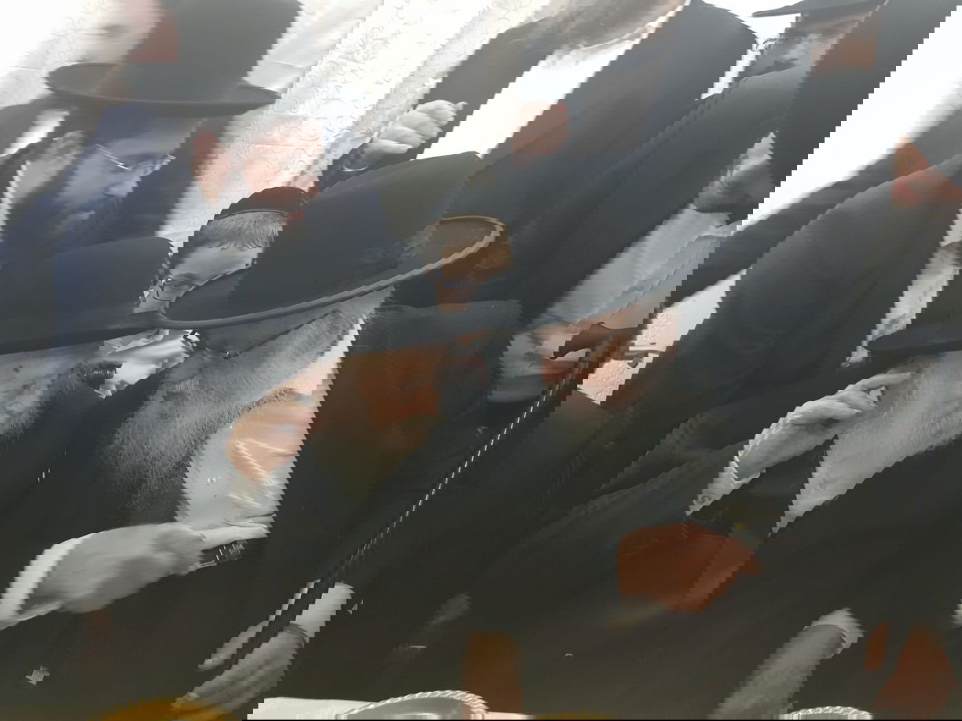 תמונות: הגר"ח קנייבסקי באירוסין של נכדו