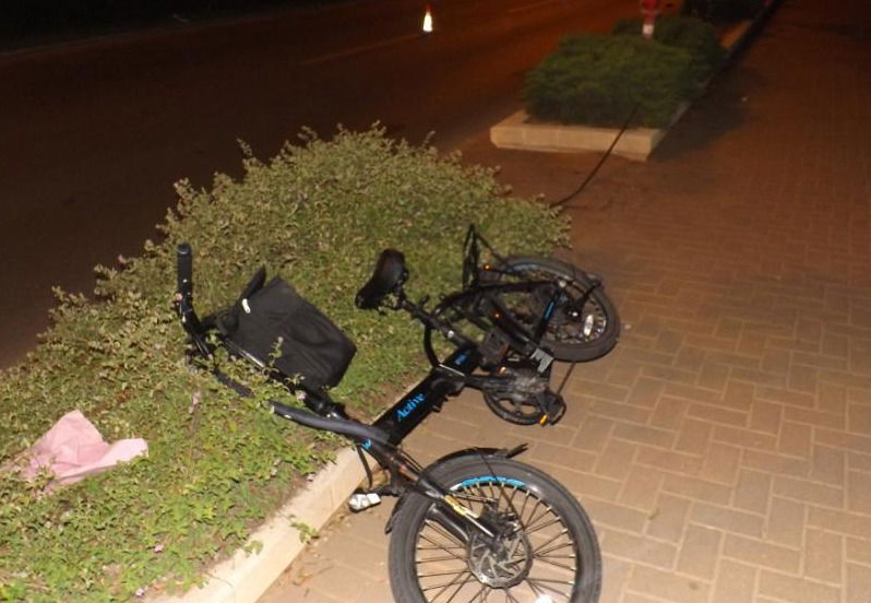 האופניים, בזירת התאונה