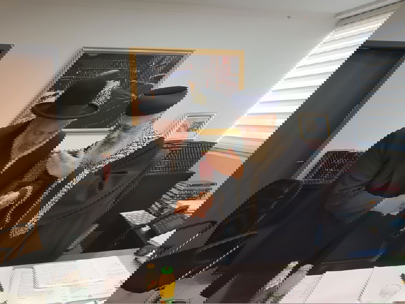 הרב הראשי האתיופי במעון הראשון לציון