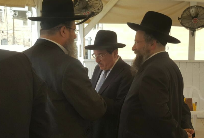 בכירי עסקני גור בשמחת הנגיד שלמה ורדיגר