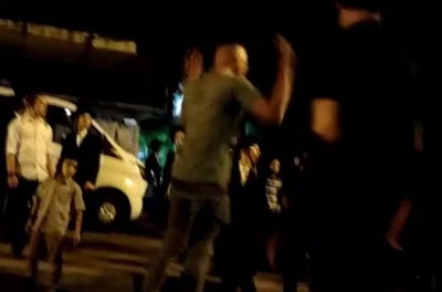 האיום נגד המפגינים