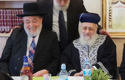 בלעדי: ראב"ד ירושלים הגאון רבי אליהו  אברג'ל נפרד מבית הדין