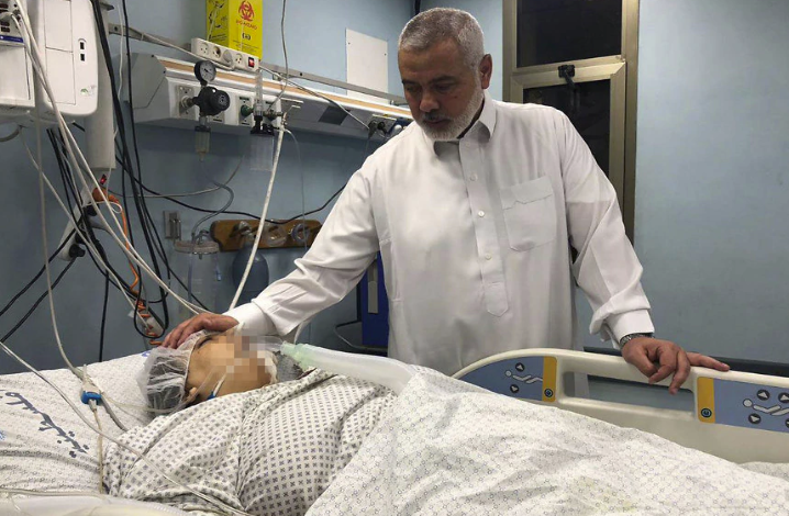 מנהיג חמאס מבקר את האחיינית