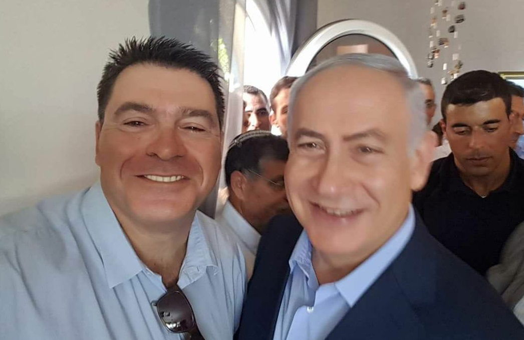 שוקי אוחנה, עם יו"ר תנועתו ראש הממשלה נתניהו