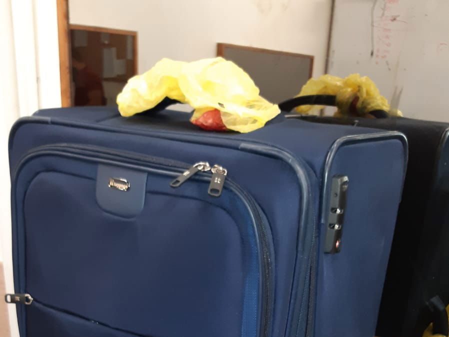 המזוודה שנתפסה