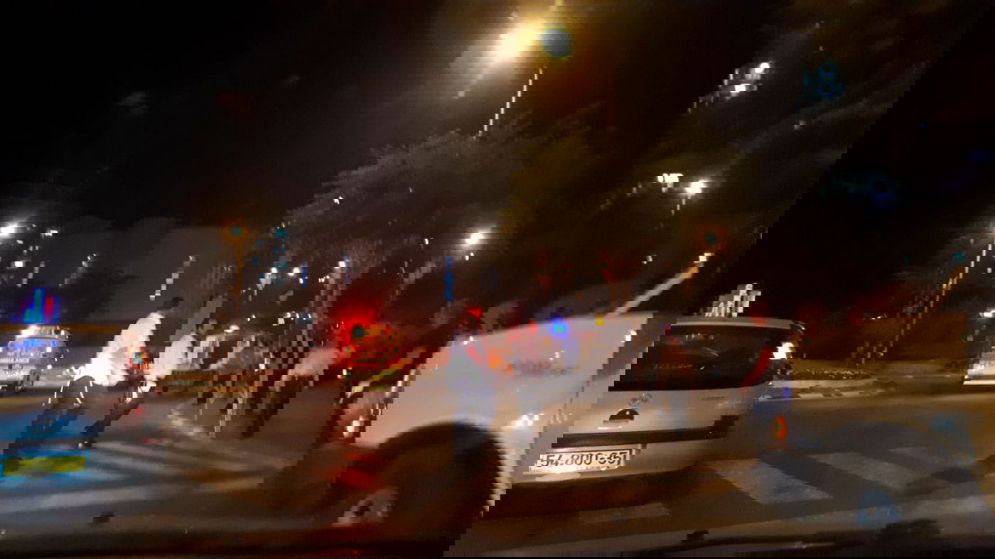 זירת התאונה