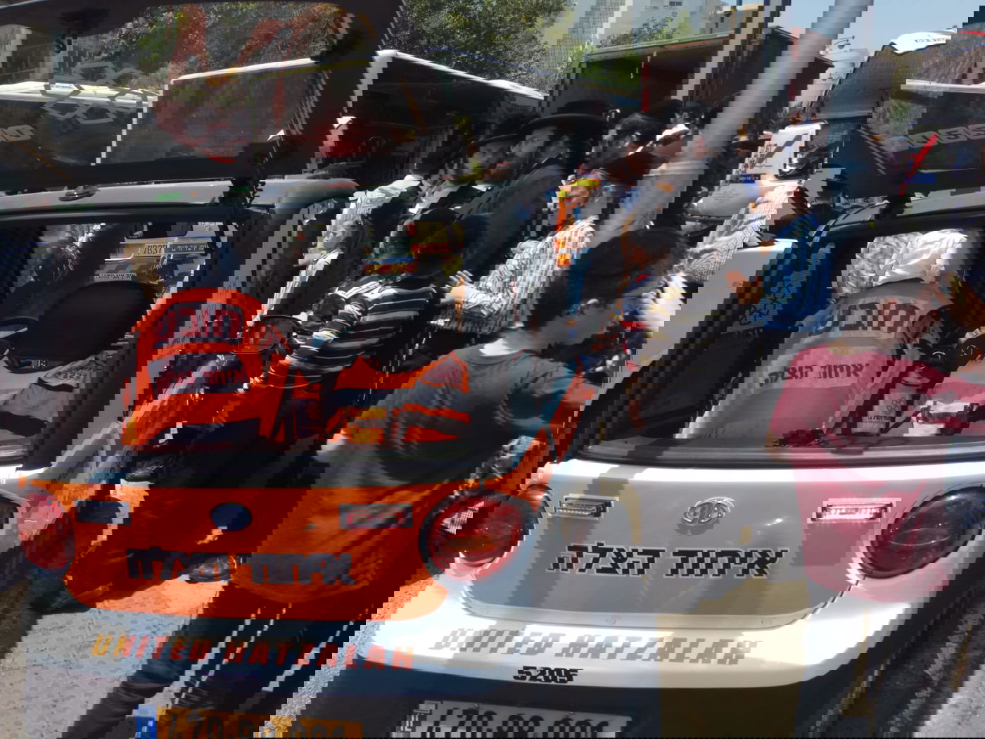 זירת התאונה