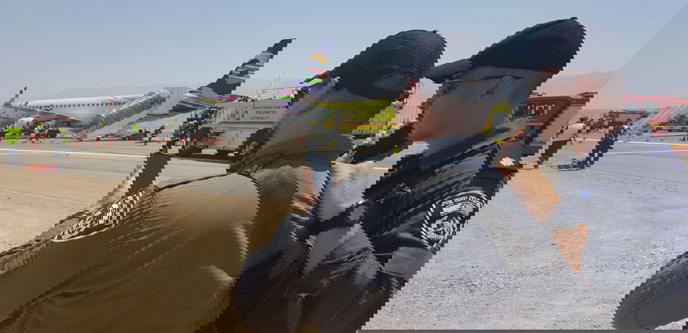 מטוס 'התרסק' בשדה התעופה באילת • צפו