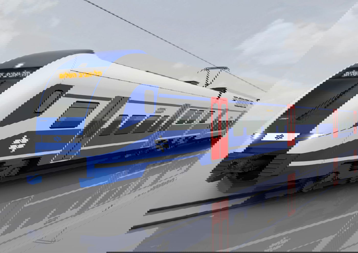 כך ייראו הרכבות החשמליות החדשות • צפו