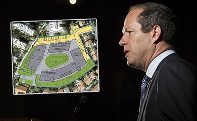 ברקת והדמיית התכנית של המתחם