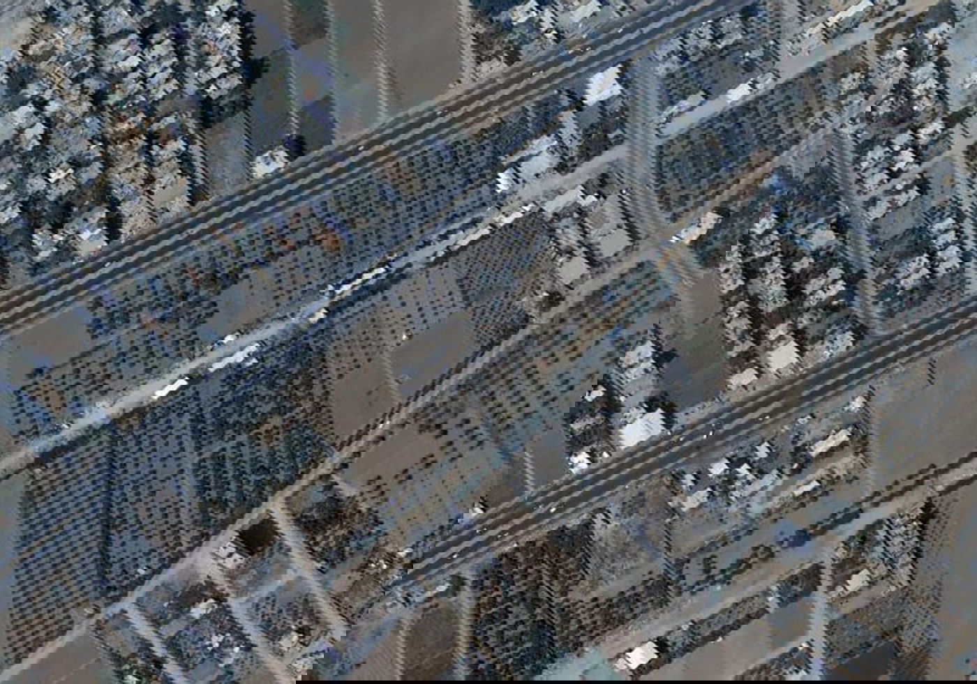 מפקדות החמאס - לפני ואחרי תקיפות צה"ל