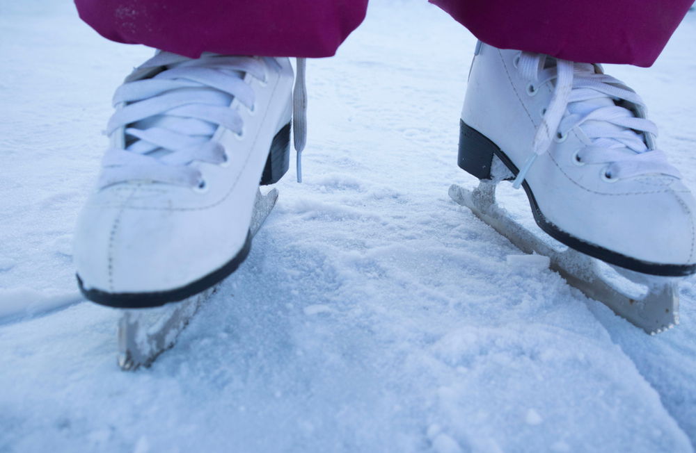 החלקה על הקרח. אילוסטרציה