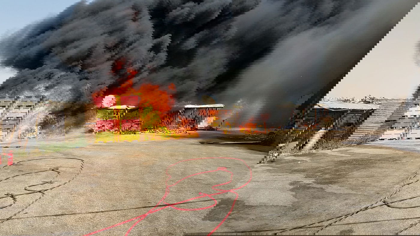 "קרינת חום אדירה": דליקת ענק סמוך לגבעת זאב