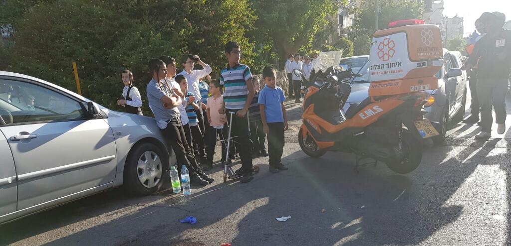 נער חרדי נפל מאופניים חשמליים ונפצע