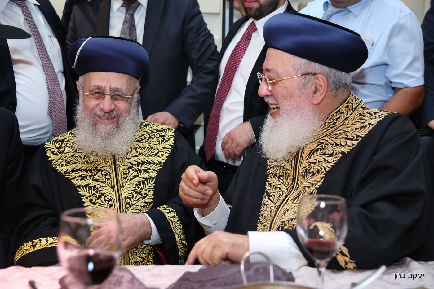 הראשונים לציון הגר"ש עמאר והגר"י יוסף, אמש