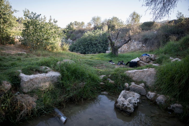 מעיין צובא, ליד קיבוץ צובא