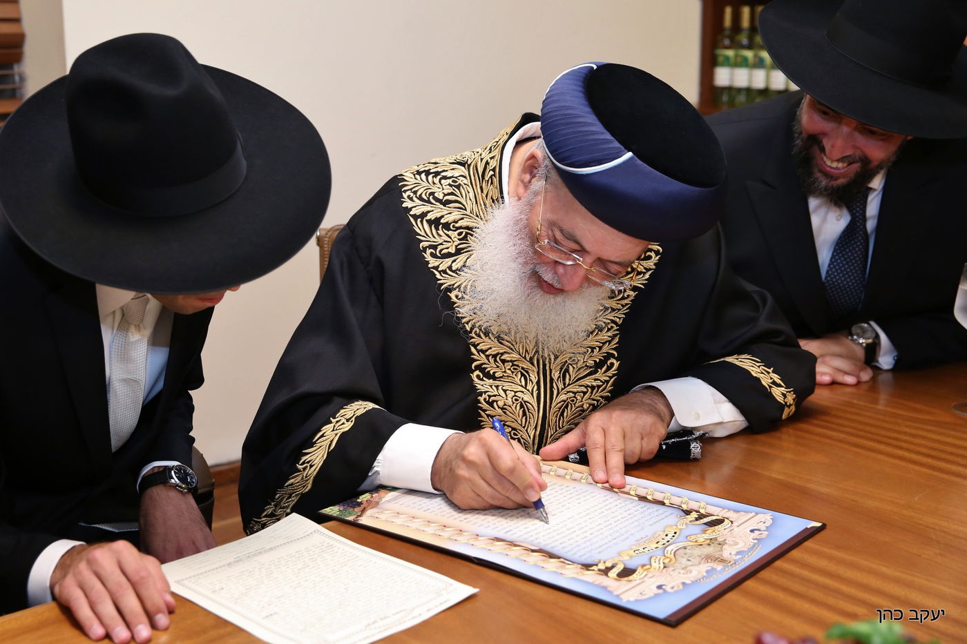 גלריה: חתונת נכד הראשון לציון הגר"ש עמאר