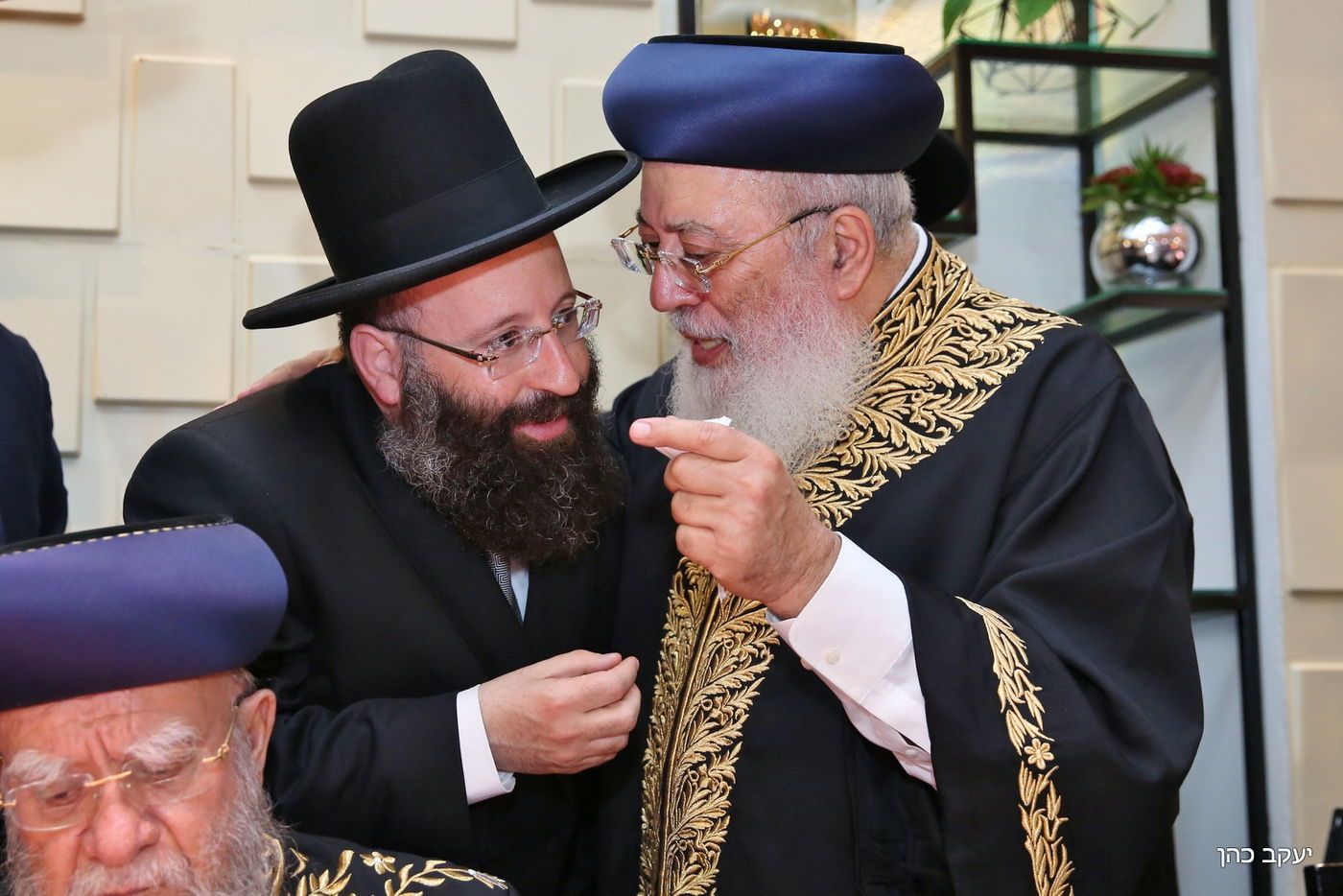 גלריה: חתונת נכד הראשון לציון הגר"ש עמאר