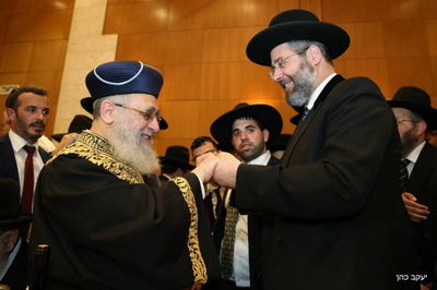 הגר"ד לאו והגר"י יוסף