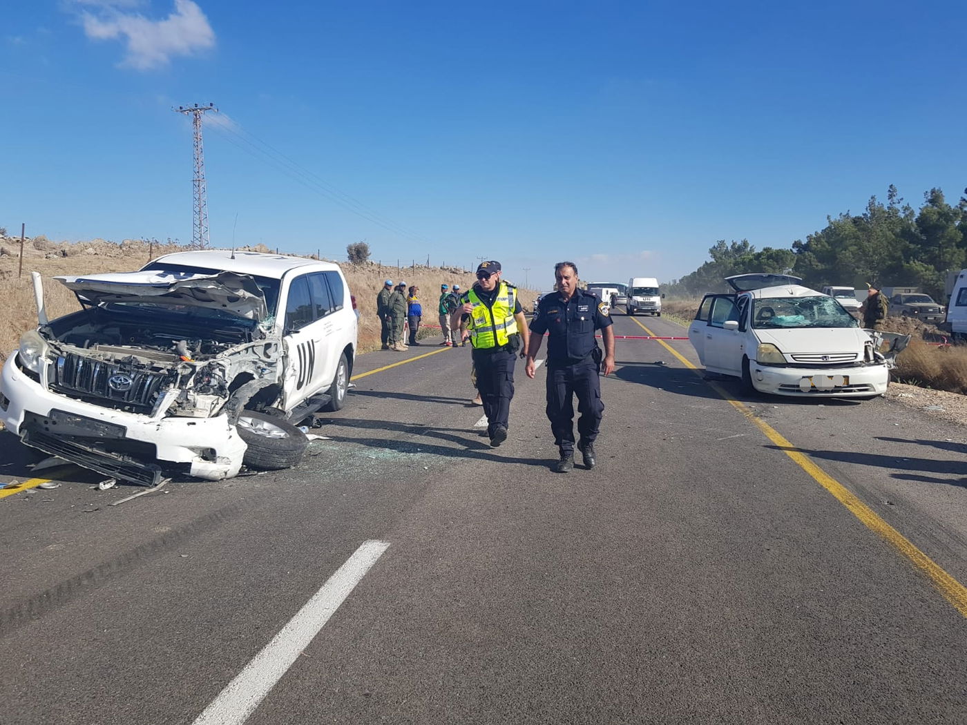 תאונה קשה מאד בצפון: שבעה בני משפחה חרדית נפצעו