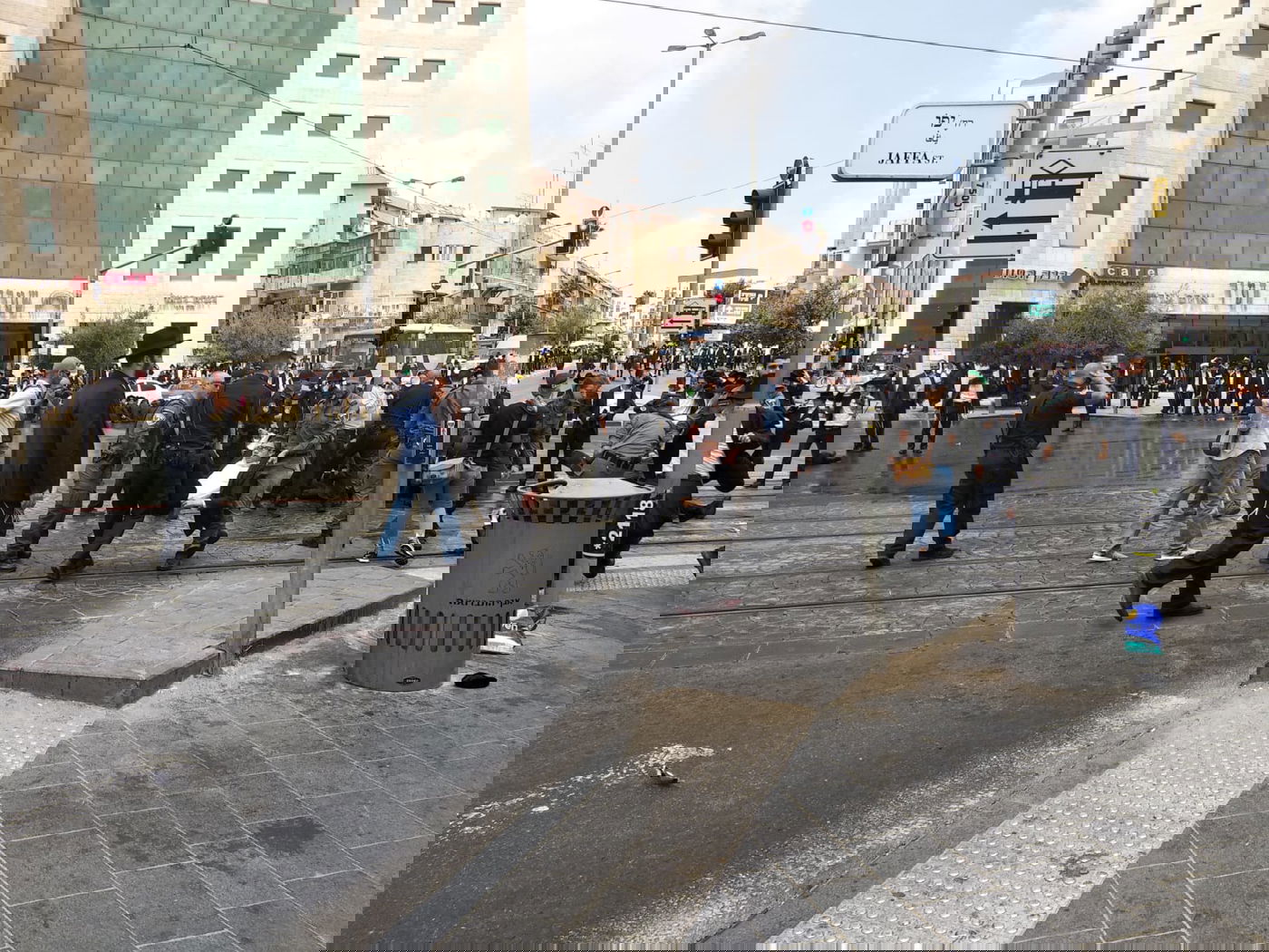 הסתיימה הפגנת 'הפלג' בירושלים; 46 מפגינים - נעצרו