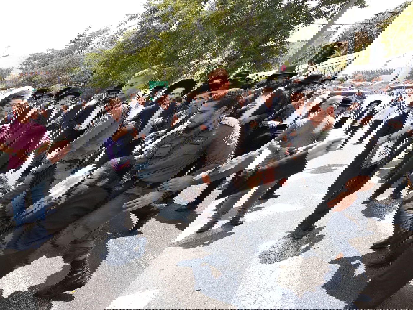 הסתיימה הפגנת 'הפלג' בירושלים; 46 מפגינים - נעצרו