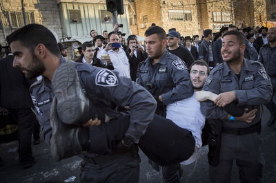 הפגנת הפלג הירושלמי, בשנה שעברה