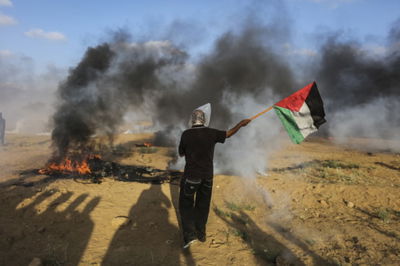 בשבת: צה"ל תקף חוליות של משגרי בלונים