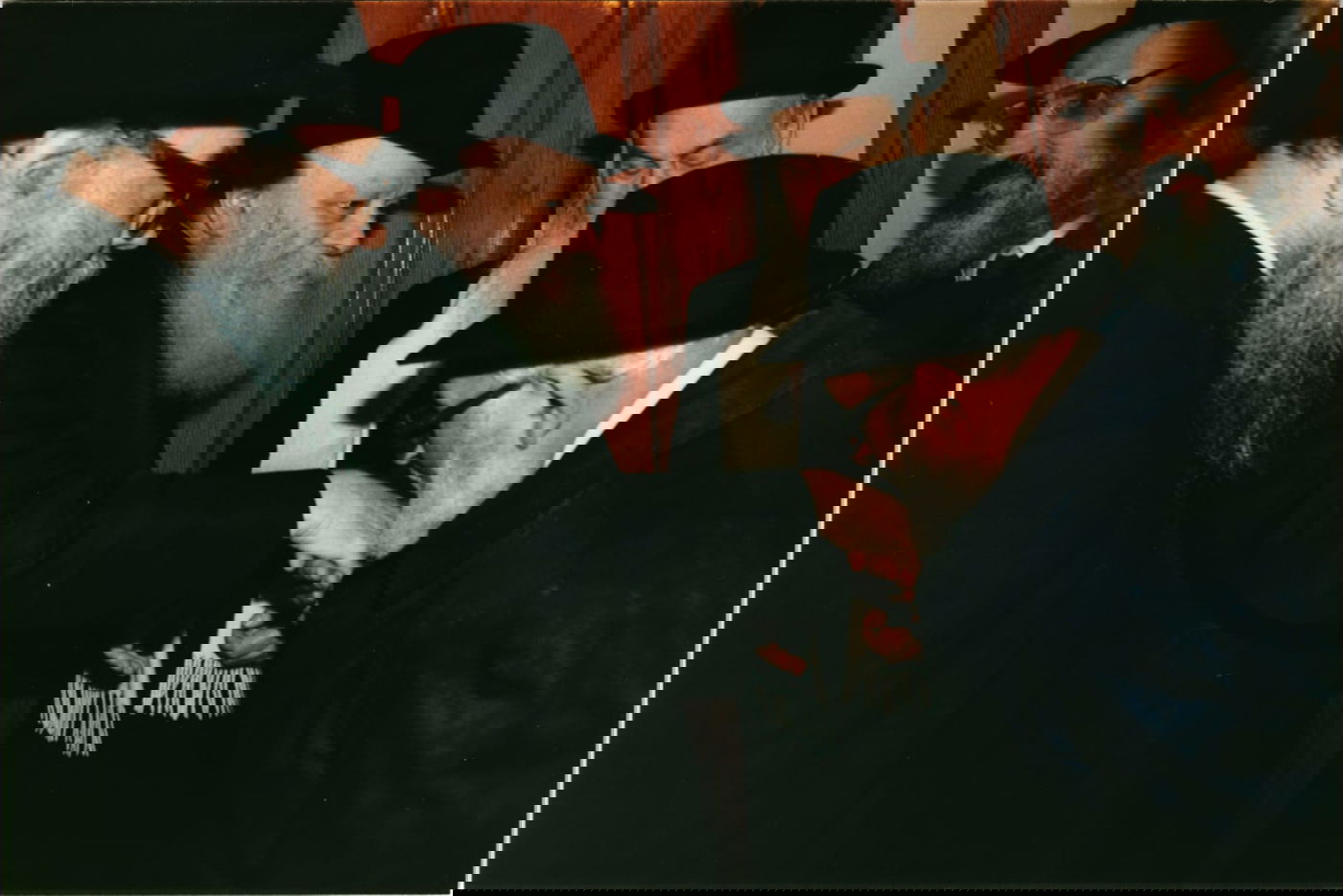 הרב מונסונגו במעונו של הרבי מחב"ד