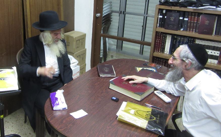 הגר"א אצל הגר"ד, אמש