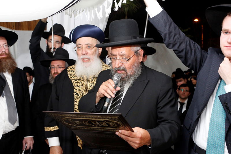 חתונת נכדת הראשל"צ הגר"ש עמאר • צפו