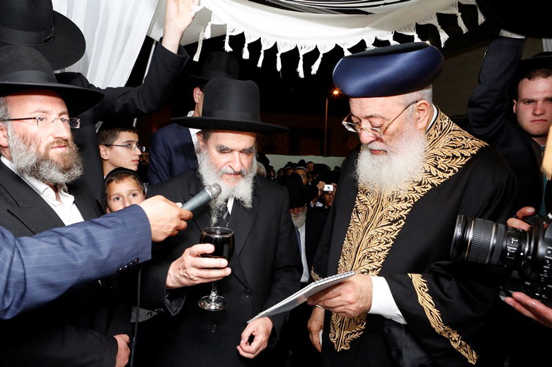 חתונת נכדת הראשל"צ הגר"ש עמאר • צפו