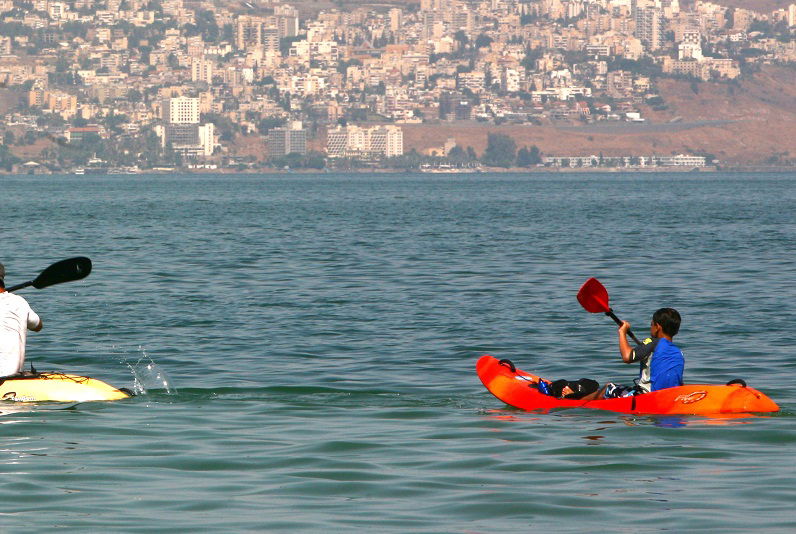 שיט רגוע בכנרת. אילוסטרציה