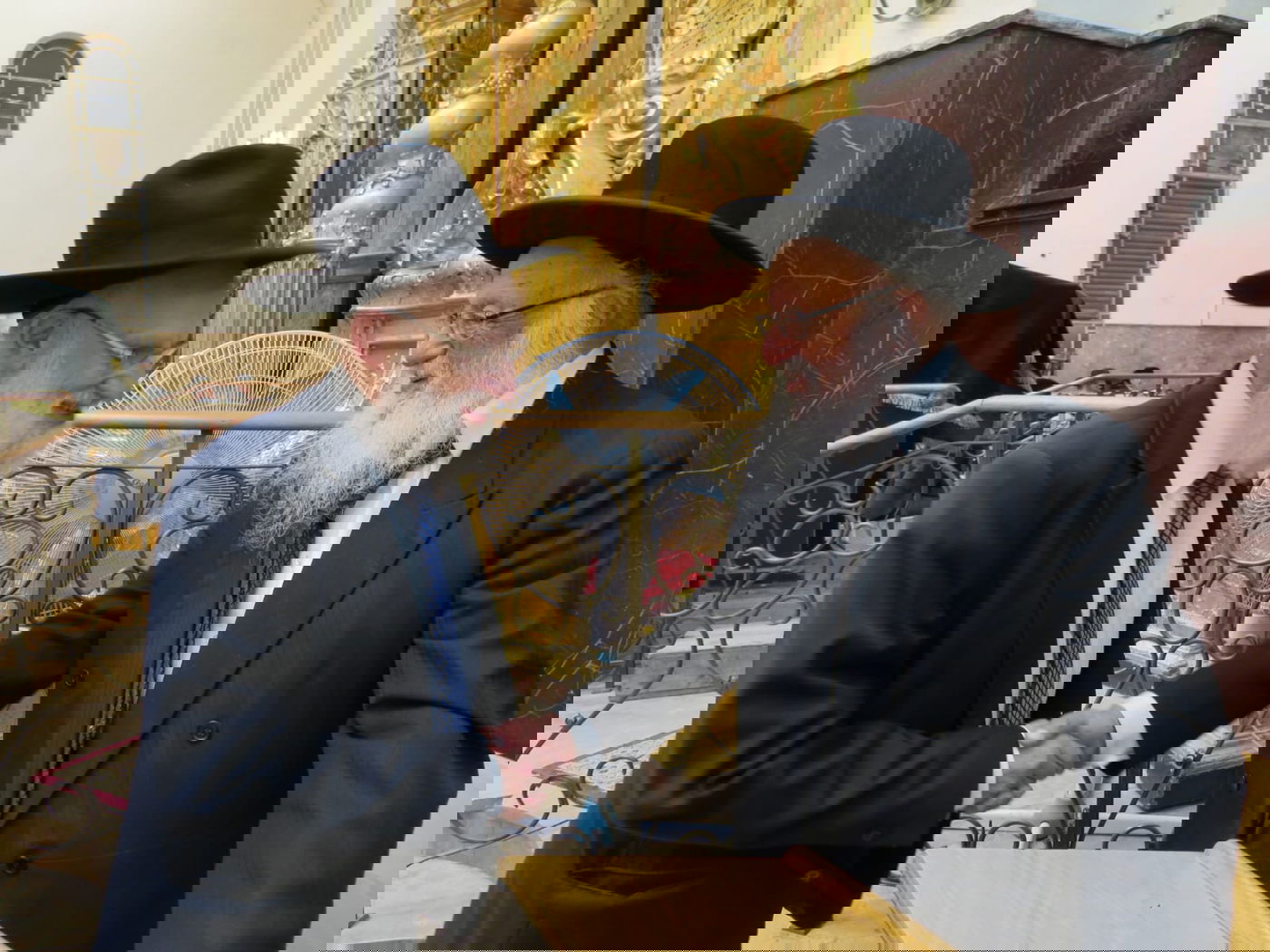 המשגיח החדש בפוניבז' מסר שיחה ראשונה • תיעוד