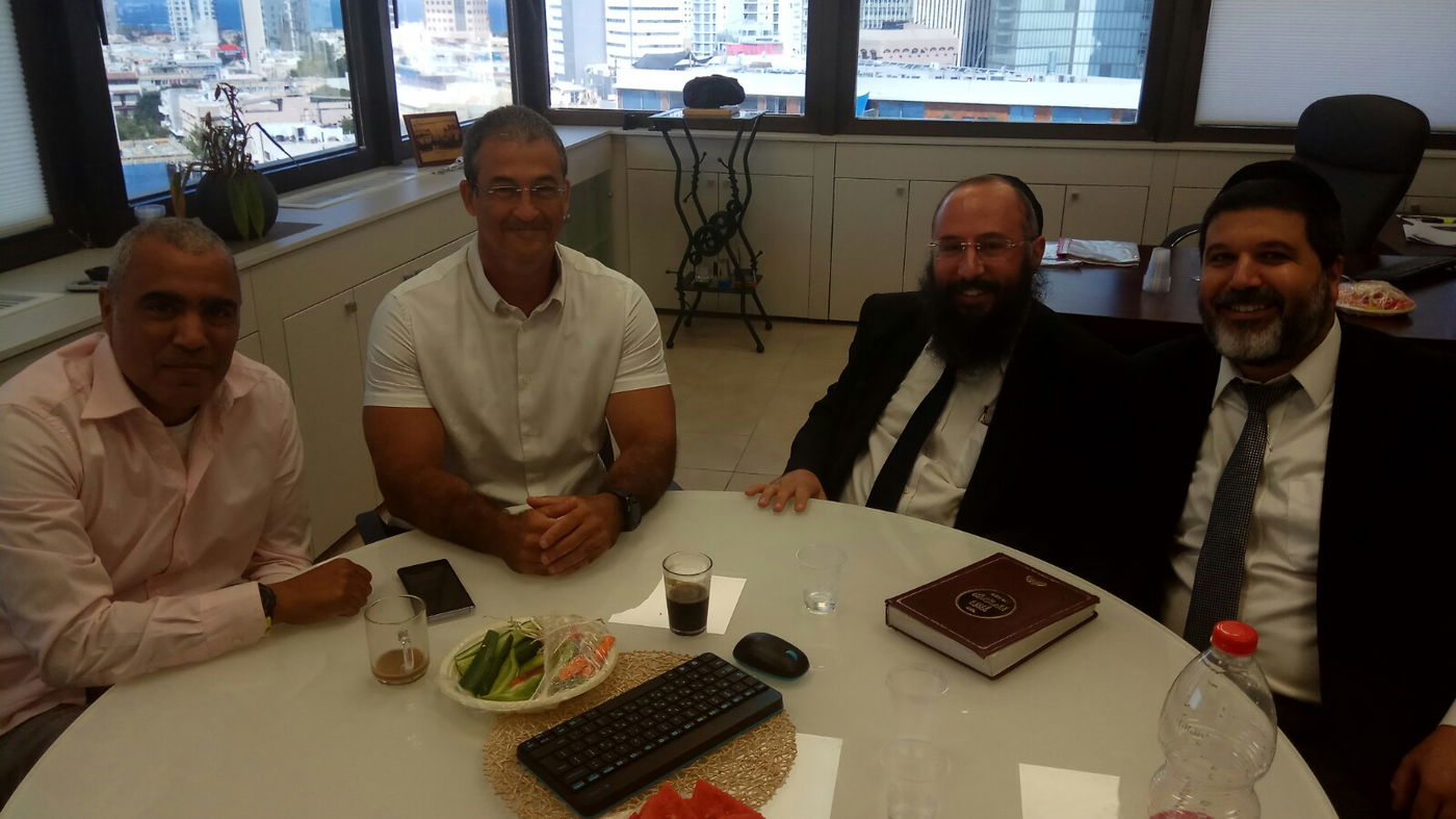 הרב אופיר מלכה, הרב בנימין חותה, רם הוילכמן ועינב חשאי