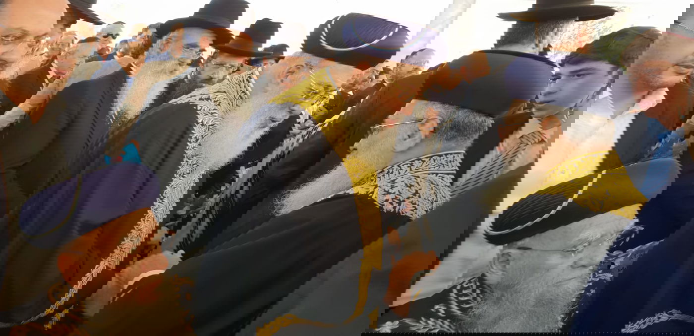 ג'וסף ספרא חגג לנכד בר מצווה, הראשל"צים כיבדו