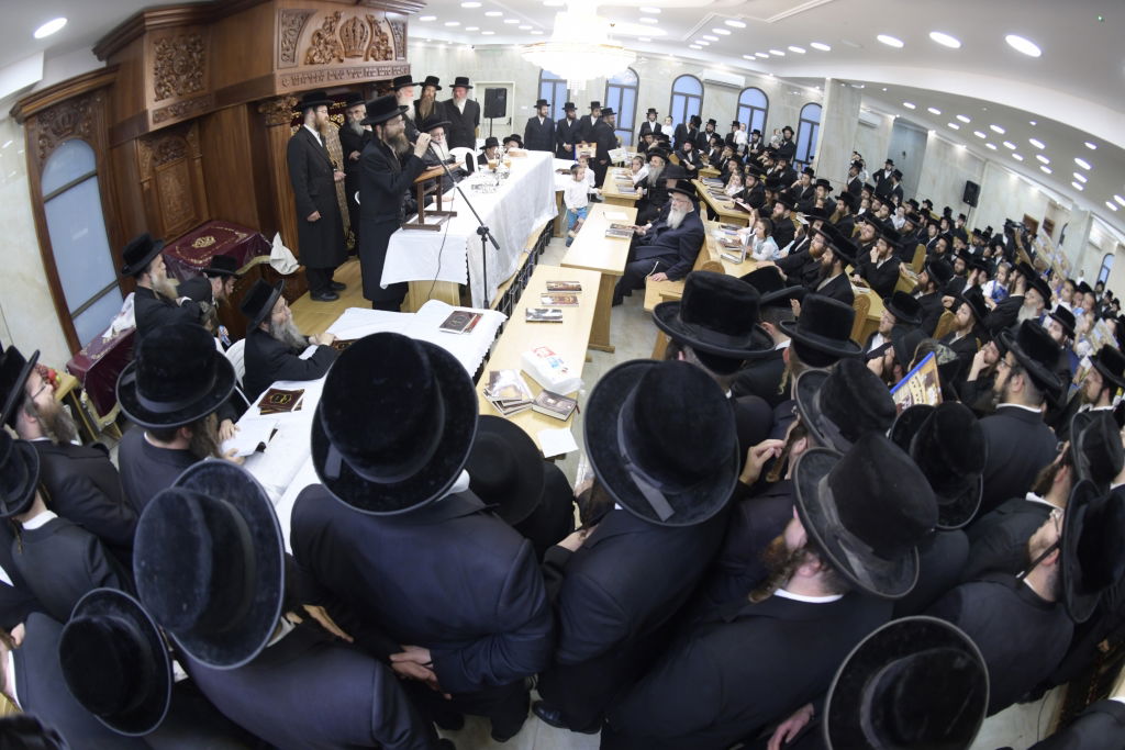 תיעוד: חנוכת ביהמ"ד של צאנז בטבריה