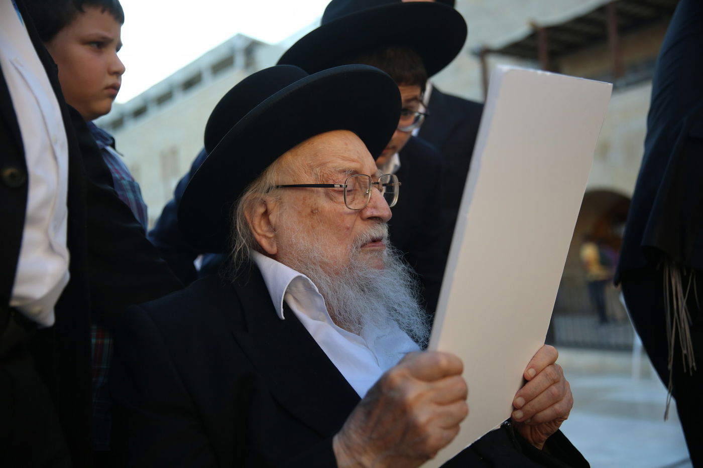 תיעוד מיוחד: הגאון רבי יצחק שיינר בכותל