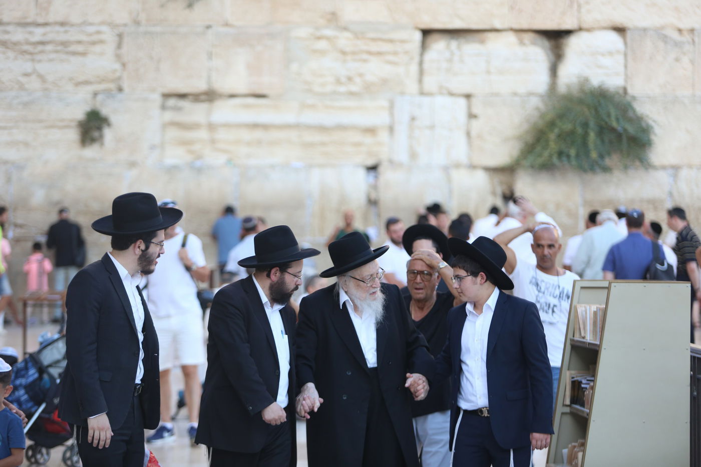 תיעוד מיוחד: הגאון רבי יצחק שיינר בכותל