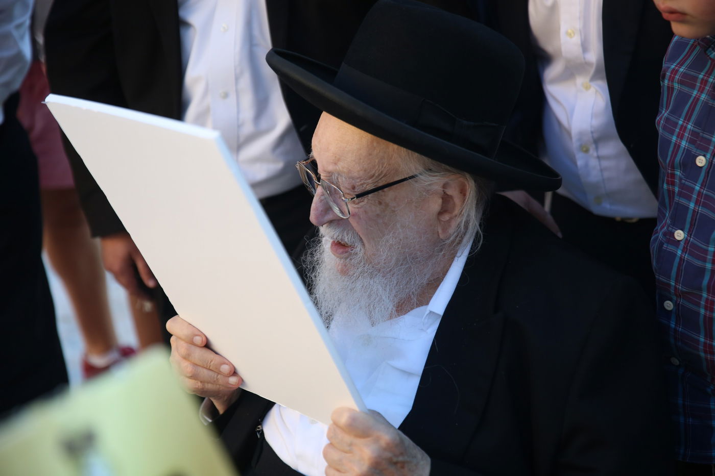 תיעוד מיוחד: הגאון רבי יצחק שיינר בכותל