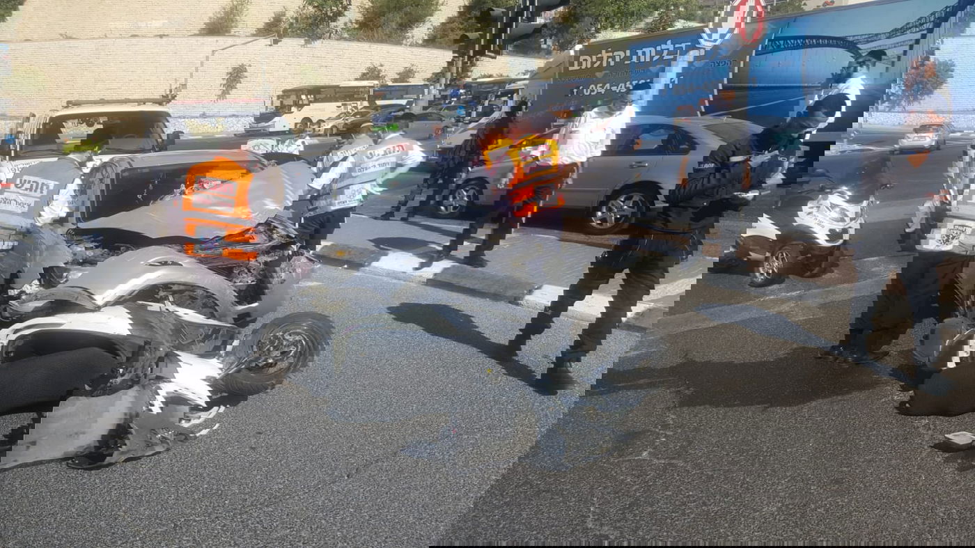 זירת התאונה