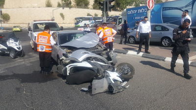 זירת התאונה