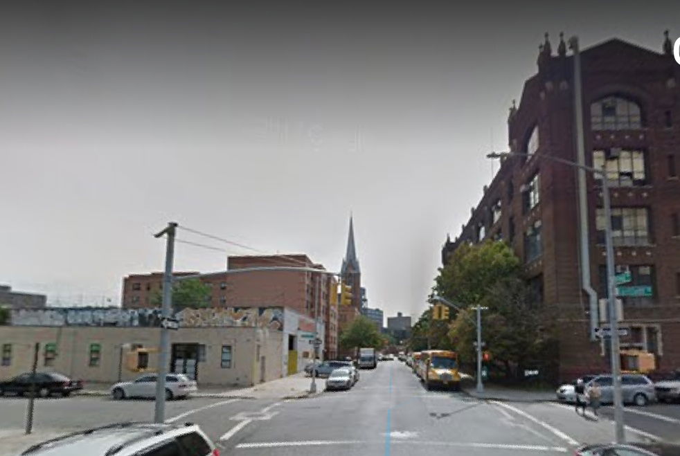 הרחוב בו אירע הפיצוץ