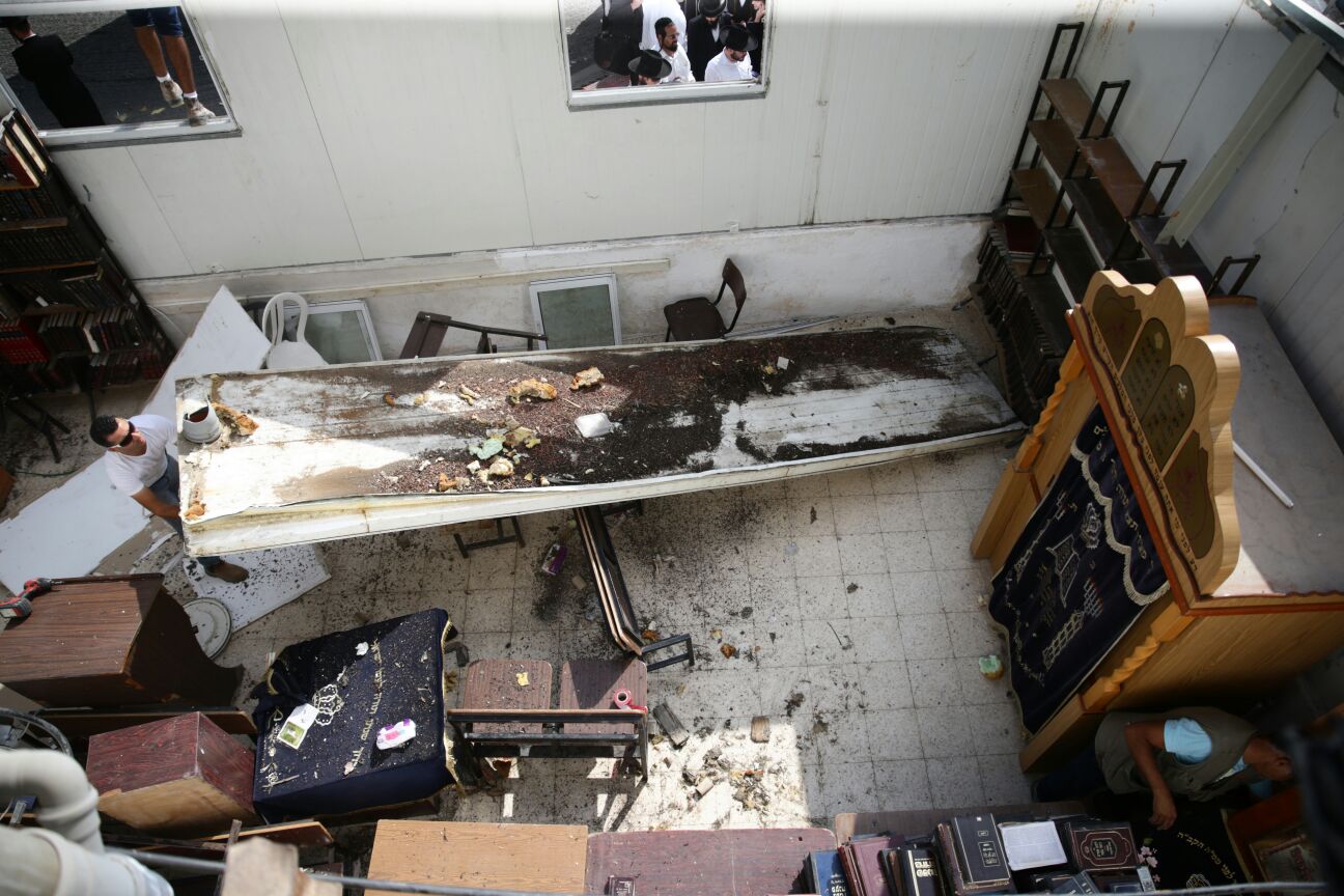 עימותים בירושלים: בית הכנסת של הקיצונים נהרס