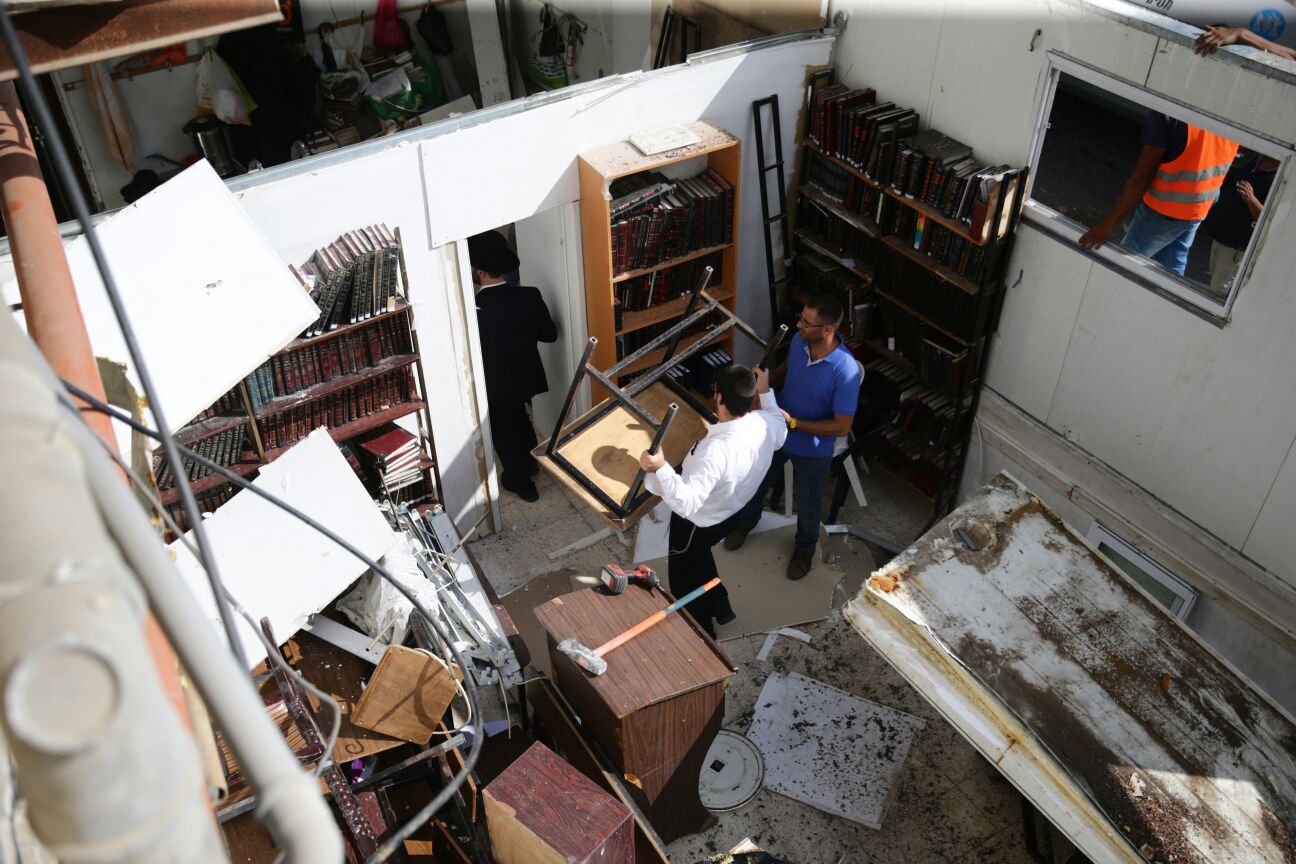 עימותים בירושלים: בית הכנסת של הקיצונים נהרס